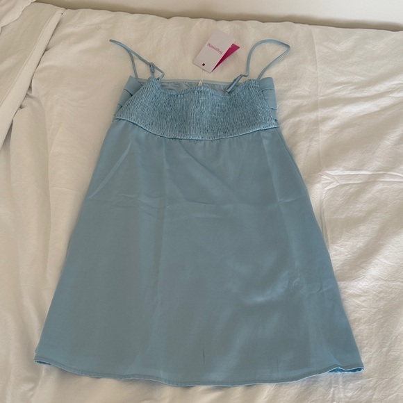 Beginning Boutique Blue Midi Dress - Picture 2 of 3